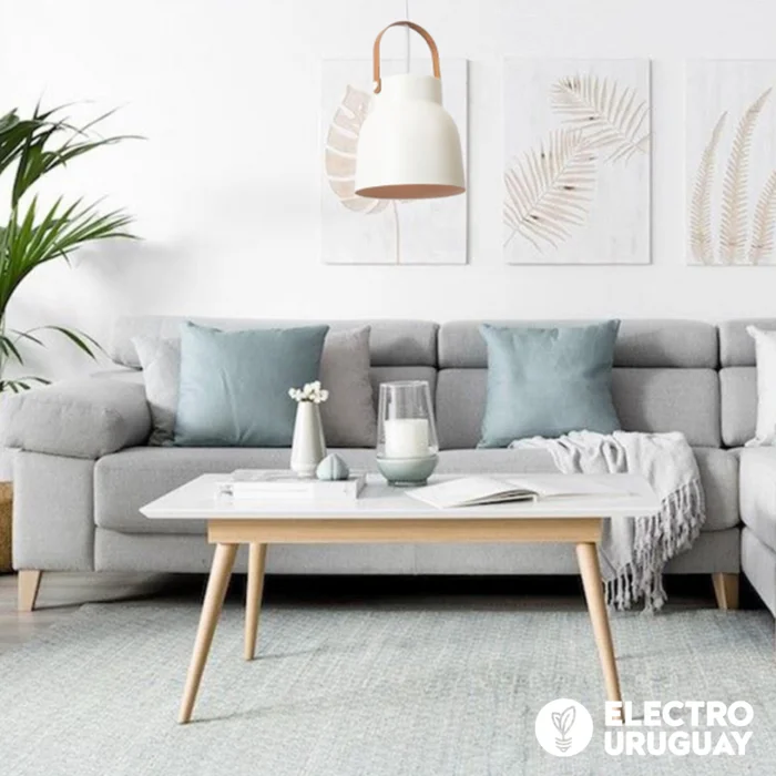 Colgante Vilna Blanco Bruma en Blanco - Lámparas colgantes, Uruguay | Electro Uruguay, vista 2