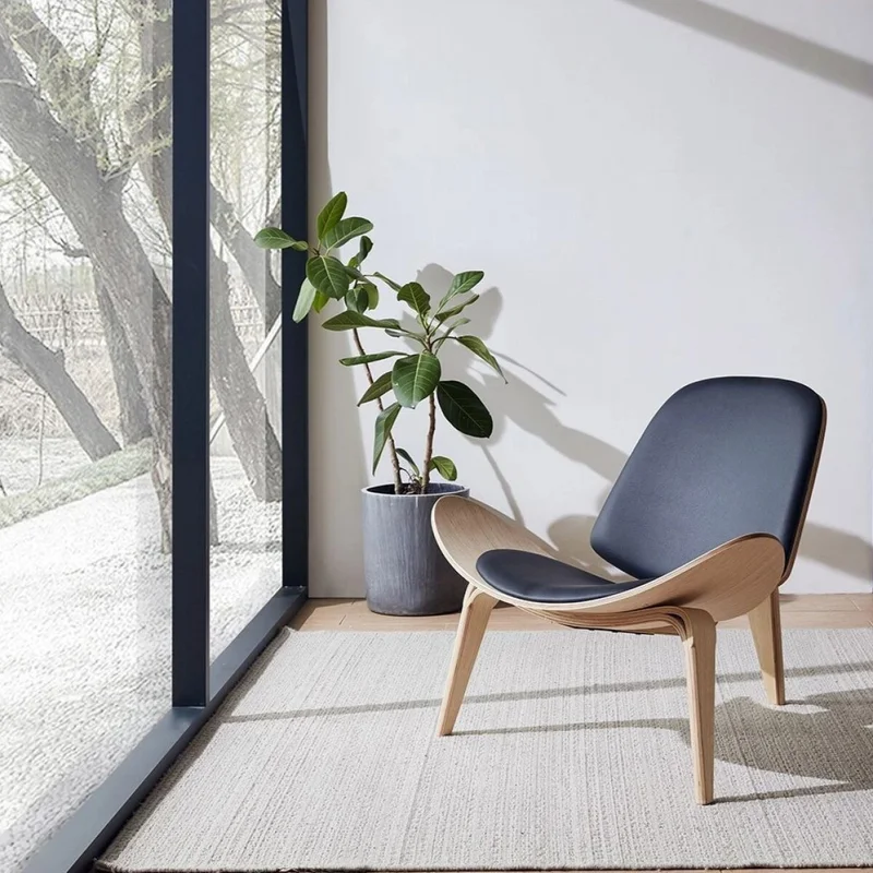 Butaca Shell - Black en Negro - Butacas, banquetas y puffs, Uruguay | Samic, vista 3