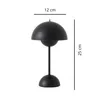 Lampara De Mesa Recargable Kers Negra en Negro - Lámparas de mesa, Uruguay | Serlux, vista 4 de 4