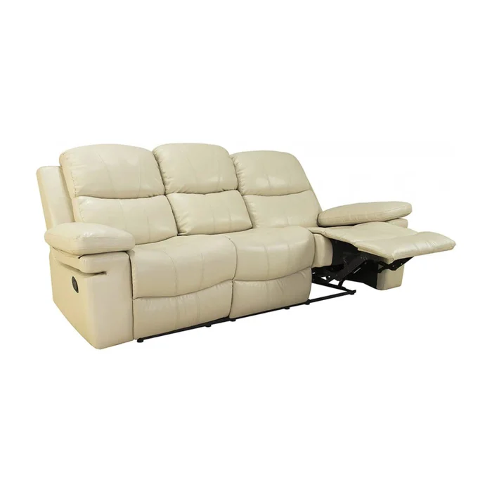 Sillón Reclinable 3 Cuerpos Pu Natural-beige Mr2138 Cream en Beige - Sillones y sofás, Uruguay | Divino, vista 4