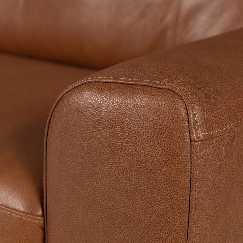 Sofá Tahití - Cuero Advanced - 3 cuerpos - Maverick Telha (Preventa) en Marrón - Sillones y sofás, Uruguay | Nyr, vista 4