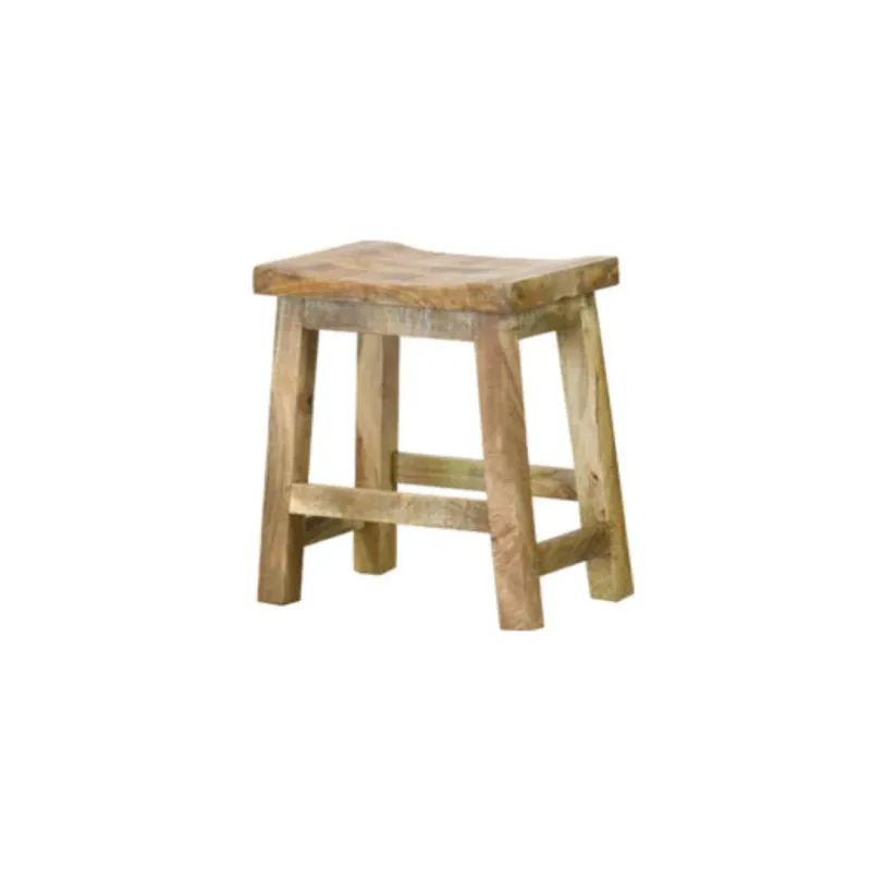 S29 Banco 40x31x45 en Madera natural - Butacas, banquetas y puffs, Uruguay | Victoriana