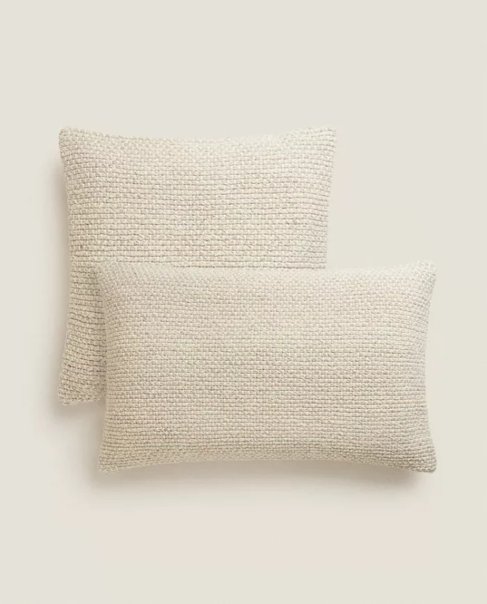 FUNDA COJÍN TRENZADA en Beige - Textiles, Uruguay | Zara Home, vista 2