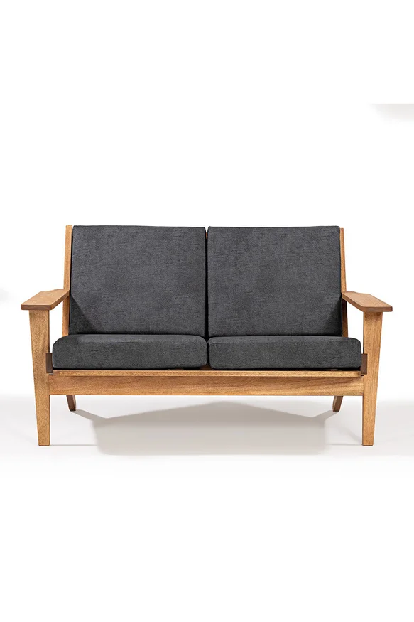 SOFA LOTUS 2 LUGARES ACQUABLOCK NEGRO 144x87x86CM JATOBA - Muebles para el exterior, Uruguay | Vinibel, vista 2
