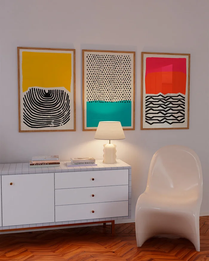 Bauhaus - Colorful N.02 en Multicolor - Láminas, Uruguay | La Cuadrería, vista 2
