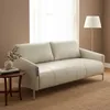 SOFA 2 CUERPOS - 100% CUERO - MODELO SANTIAGO - COLOR PERLA - PATAS CHAMPAGNE en Beige - Sillones y sofás, Uruguay | Champagne Home, vista 1 de 5