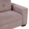 Sofá C/chaise Más De 4 Cuerpos Tela Marron Detroit Taupe en Beige - Sillones y sofás, Uruguay | Divino, vista 4 de 7
