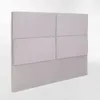 Respaldo de pared LOTUS GRIS SUPER KING en Gris - Respaldos de cama, Uruguay | Viasono, vista 2 de 2