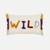 Almohadón Zelda algodón blanco de letras bordadas multicolor 30 x 50 cm en Multicolor - Textiles, Uruguay | Kavehome, vista 1 de 6