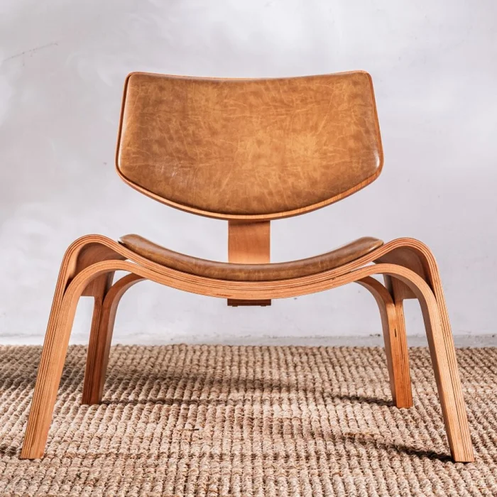 Poltrona Tissi Natural en Marrón - Butacas, banquetas y puffs, Uruguay | Aihaus