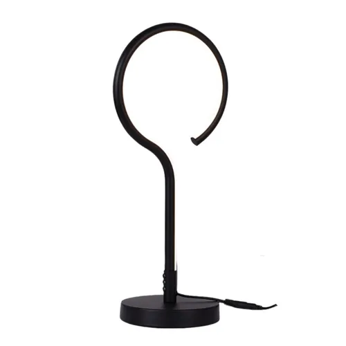 Portátil led Minimalista 3 intensidades 3 Toques - NEGRA en Negro - Lámparas de mesa, Uruguay | Iluminica
