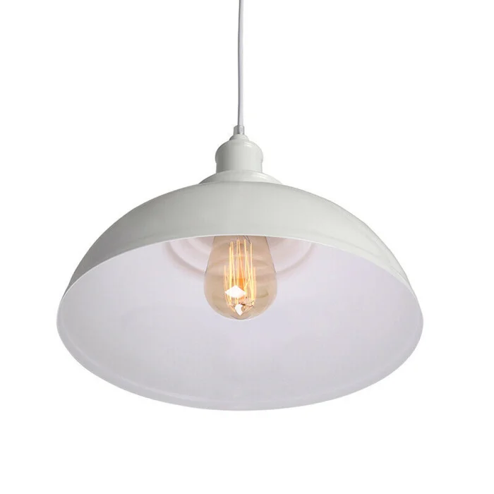 Luminaria Colgante Vintage Blanca ø 30 cm en Blanco - Lámparas colgantes, Uruguay | Serlux, vista 4