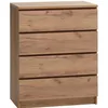 Cómoda LIMFJORDEN 4 caj color roble nat en Madera natural - Cómodas, Uruguay | JYSK, vista 1 de 5
