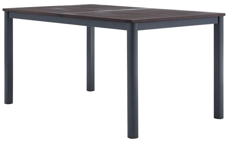 Mesa de jardín YTTRUP A90xAl150 madera dura en Madera natural, Uruguay | JYSK