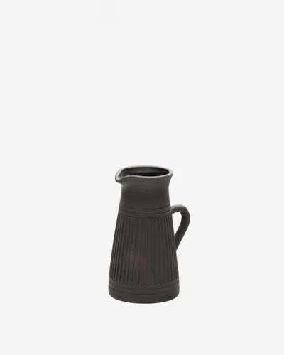 Jarrón Menre de terracota con acabado negro 26 cm en Negro - Jarrones, Uruguay | Kavehome