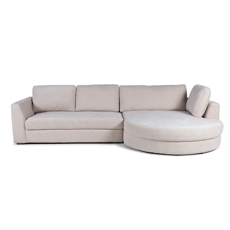 Rinconera Lotus - Tela Microfibra - Chaise Derecho - 12072 (Beige) en Beige - Sillones y sofás, Uruguay | NYR, vista 3