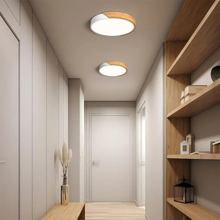 Panel LED Redondo Cerchio Blanco 24 W ø 40 cm en Gris - Lámparas colgantes, Uruguay | Serlux, vista 2