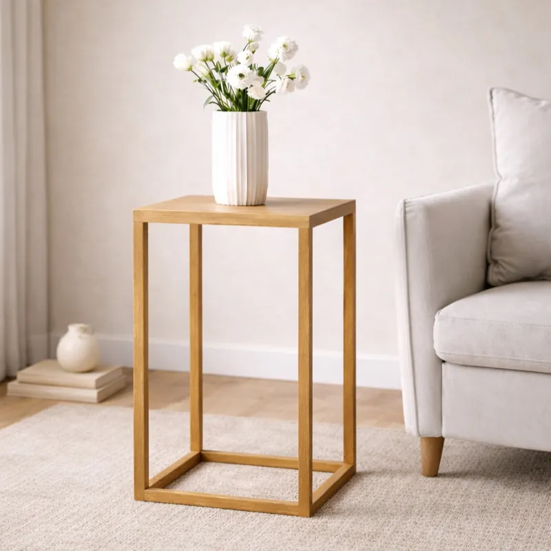 Mesa Auxiliar "MAKONDE" en Madera natural - Muebles, Uruguay | Casa Ernesta
