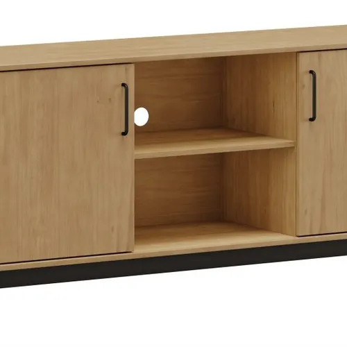 Rack TV MADRID 1939 – 2 Puertas en Madera natural - Muebles para TV, Uruguay | Igoa