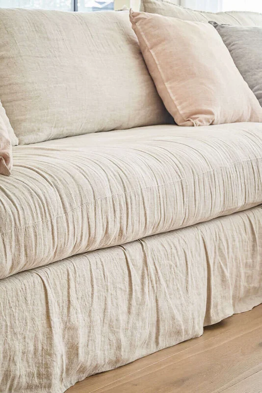SILLON ALMA RINCONERO XXL - LINO CRUDO en Blanco - Sillones y sofás, Uruguay | La Iberica, vista 7