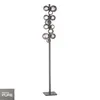 Lampara de pie Esferas vidrio ahumado 29W -160cm dimerizable, 3 colores de luz en Gris - Lámparas de pie, Uruguay | Iluminica, vista 1 de 6