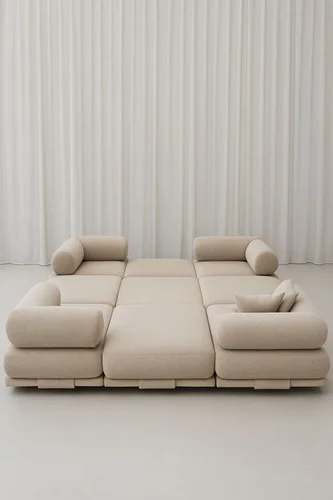 Block - Sofá Modular en Beige - Sillones y sofás, Uruguay | Bloop Home
