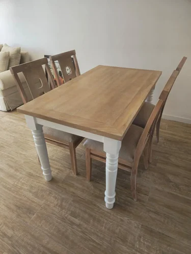 Juego De Comedor Madera Maciza Ozark Español Con 4 Sillas A Eleccion en A Eleccion - Mesas de comedor, Uruguay | Ozark Home, vista 2
