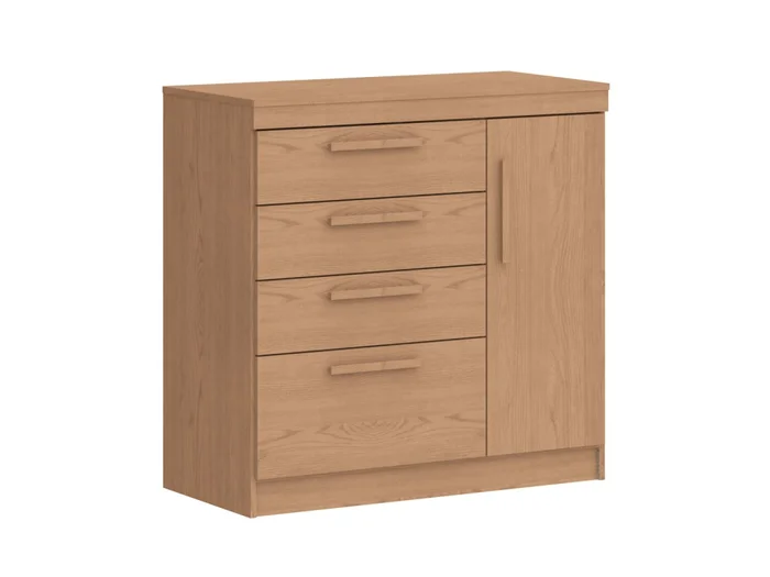 CASTRO-COMODA LILLE 3 CAJONES ANGELINE 1130A-A en Madera natural - Cómodas, Uruguay | Alfa Ventas, vista 2