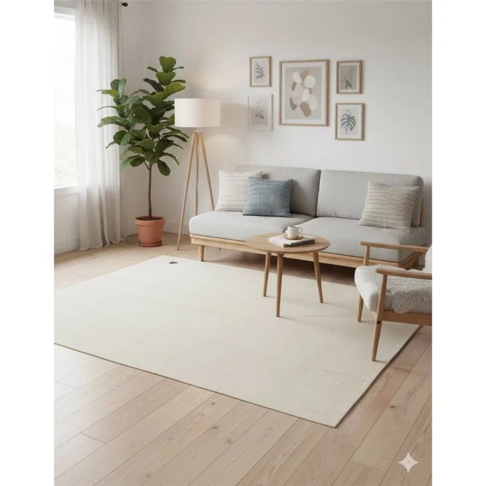 ALFOMBRA NATURAL 170X250CM LISA en Beige - Alfombras, Uruguay | Decohogar, vista 2