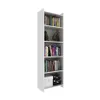 Biblioteca 5 estantes - Blanco en Blanco - Bibliotecas, Uruguay | La Cueva Muebles, vista 2 de 5