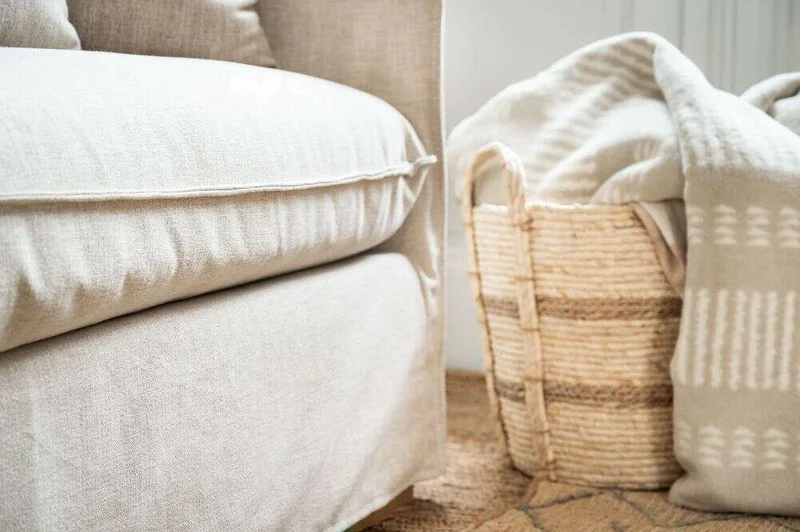 SILLON JOAQUINA - LINO BELGA ANTIMANCHAS en Beige - Sillones y sofás, Uruguay | La Iberica, vista 11