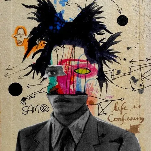 Jean-Michel Basquiat Face Figure en Multicolor - Láminas, Uruguay | Mara Estudio