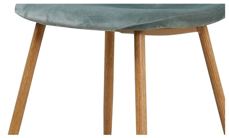Silla LYNA en Tela - Aqua Velvet en Verde - Sillas, Uruguay | Finkel, vista 4