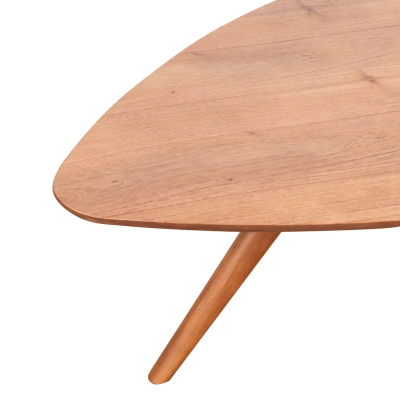 Mesa Ratona Mdf-y-madera Marron Llith Castaño en Marrón - Mesas de living, Uruguay | Divino, vista 3