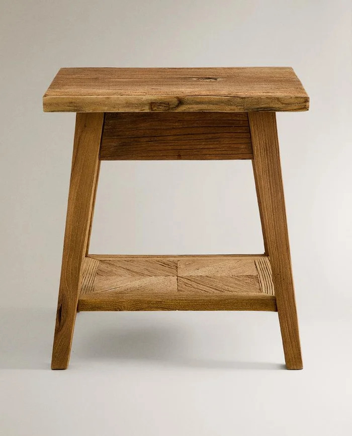 MESITA NOCHE MADERA en Madera natural - Mesas de luz, Uruguay | Zara Home, vista 2