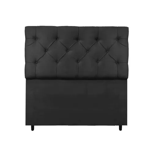 Respaldo Cabecera King Size 180 cm – Luxo Lino en Negro - Respaldos de cama, Uruguay | Delta Center