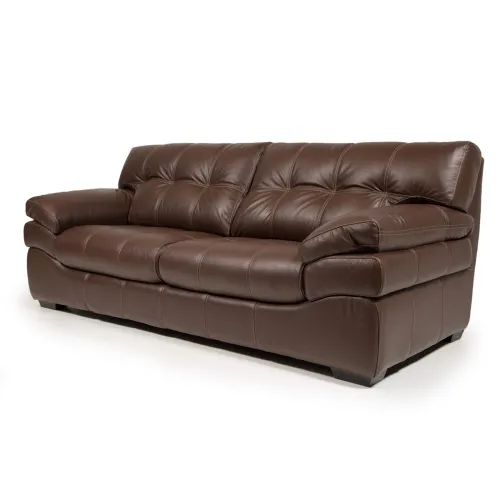 Sofá Trento - Cuero Natural - 2,5 cuerpos - A fabricar en Marrón - Sillones y sofás, Uruguay | NYR