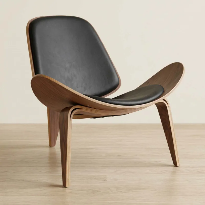Butaca Natural/beige Madera Shell en Madera natural - Sillones y sofás, Uruguay | Divino