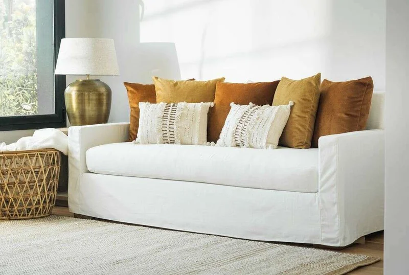 SILLON UMA - LINO Y TERCIOPELO ANTIMANCHAS en Multicolor - Sillones y sofás, Uruguay | La Iberica, vista 8