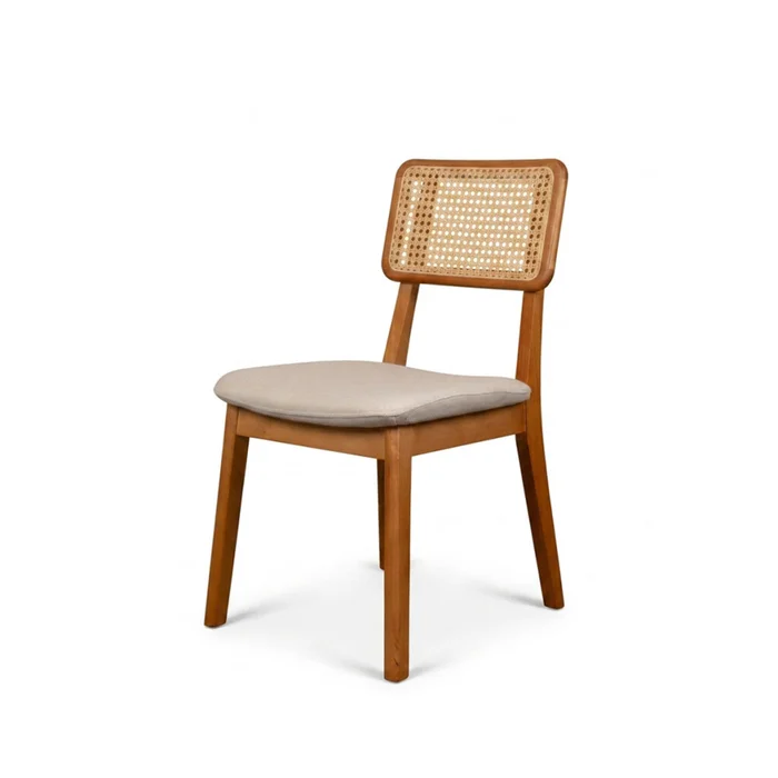 Silla Classic con tejido - Tela Rústica - Crudo en Beige - Butacas, banquetas y puffs, Uruguay | Nyr