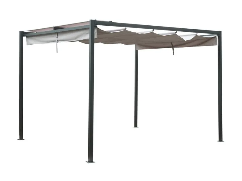 Pérgola HJORTEMOSE A3xL3xA2.3m gris en Gris - Muebles para el exterior, Uruguay | JYSK