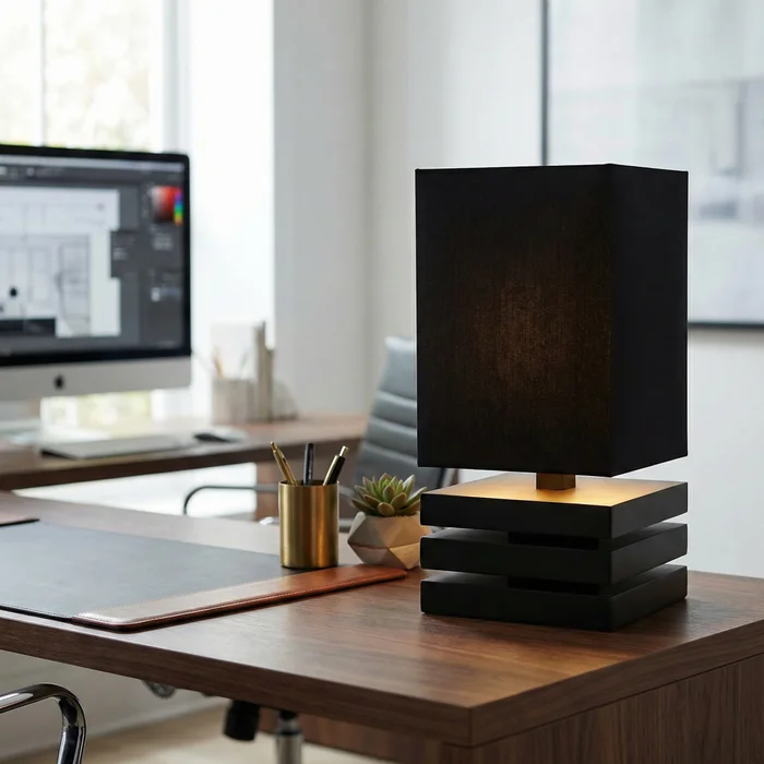 Lámpara de Mesa Zenith Noir en Negro - Lámparas de mesa, Uruguay | La Perla, vista 2
