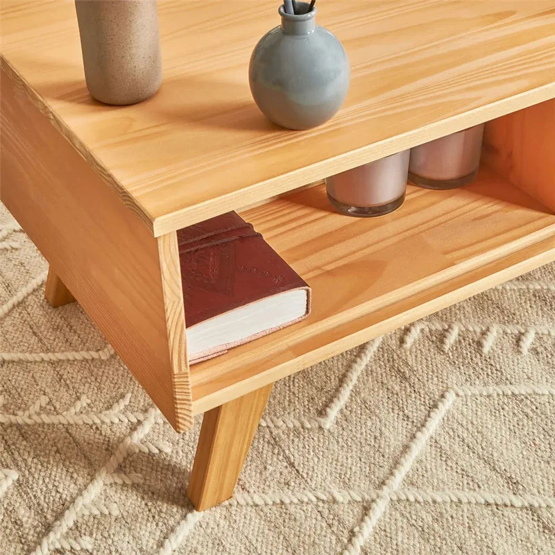 Mesa Ratona Ripado Sean - Madera Maciza en Madera natural - Mesas de living, Uruguay | Balton, vista 7