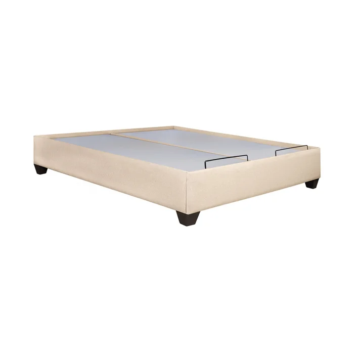 Cama Articulada Queen Mdf-y-tela Natural-beige Ajustable Veneza en Beige - Dormitorio, Uruguay | Divino, vista 4