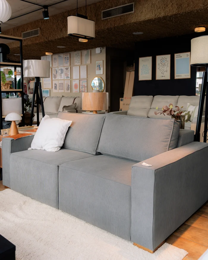PREVENTA - Sofá Retráctil España 3 Cuerpos (210cm) EASY CLEAN - Gris - Sillones y sofás, Uruguay | Berna home, vista 2