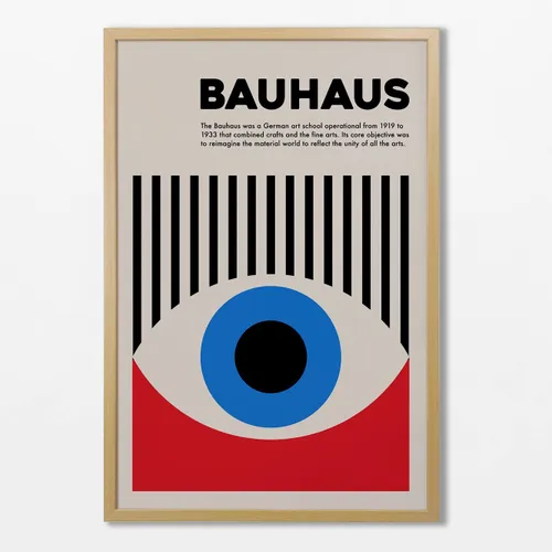 Bauhaus - Red eye en Multicolor - Láminas, Uruguay | La Cuadrería