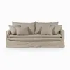 Sofá Gin con Funda - Tela Rústica - 3 cuerpos - TD5263-1636 (Capuccino) en Beige - Sillones y sofás, Uruguay | NYR, vista 2 de 5