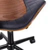 Asiento Oficina Madera-y-pu Negro Elegant en Negro - Escritorios y sillas de escritorio, Uruguay | Divino, vista 5 de 7