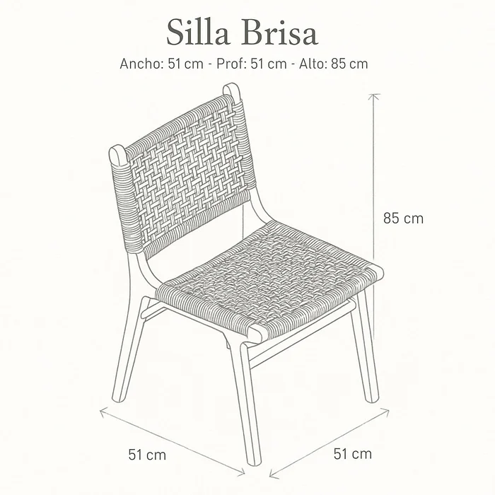 Silla Brisa en Madera natural - Butacas, banquetas y puffs, Uruguay | Casakos, vista 8