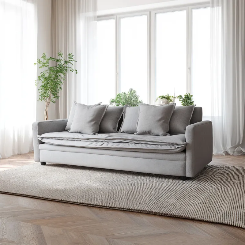 SOFA GENOVA 3 CUERPOS GRIS - Sillones y sofás, Uruguay | Alfa Ventas